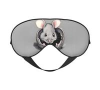 Grey Rat Soft Eye Mask. Unisex, Comfortable and Breathable, Suitable for Daily Rest. Helps You Quickly Enter Deep Sleep.