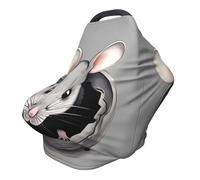 Grey rat Versatile full-print Stroller Chair Cover/Nursing Cover, specially designed for your baby