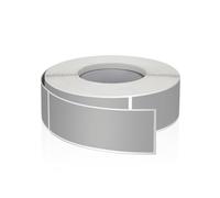 Grey Rectangle Stickers 7.6 x 2.5 CM Colour Code Labels Vinyl Stickers Roll Self-Adhesive Waterproof Removable of 500 pcs