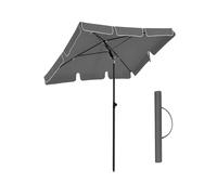 Grey Rectangular Balcony Parasol for Patio