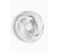 Grey Ribbed Knitted Neck Warmer One Size