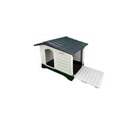 (Grey Roof) HugglePets Plastic Dog Kennel With Ramp