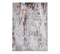 Grey Rose Abstract Rug, 8mm Thickness Modern Rug, Grey Rose Rug For Bedroom, Living Room, & Dining Room-160Cm X 220Cm