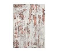 Grey Rose Abstract Rug, Easy To Clean Rug With 8mm Thickness, Modern Rug For Living Room, & Dining Room-120Cm X 170Cm