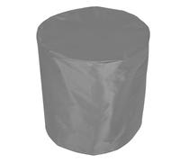 Grey round Cooler Table Cover for Beer Chests, 210d Oxford Cloth | Snug Fit Design, Easy Removal, Garden and Terrace Use, Keeps Surfaces Clean