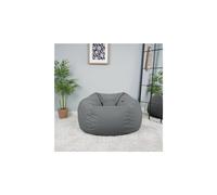 (Grey) rucomfy Veneto Classic Bean Bag for Adults - Soft Lounge Chair