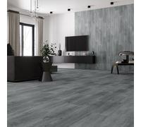 Grey Rustic Wood Effect Wood Grain Self Adhesive Vinyl Plank PVC Flooring Waterproof, Set of 72