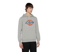 (Grey, S) Dickies Icon Logo Hoodie Unisex Adults Grey Hooded Sweatshirt