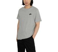 (Grey, S) Nike AR4997 Mens Club T Shirts Short Sleeve Retro