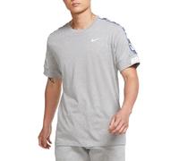 (Grey, S) Nike Mens NSW Repeat Crew Neck T Shirt Tee Top