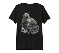 Grey Seal Scotland Scottish Coast Wildlife Premium T-Shirt