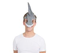 Grey Shark Eye Mask on Headband, 1 Pc. - Eye-Catching Design, Perfect Accessory for Animals-Themed Parties, Film & TV, Cosplay, & More