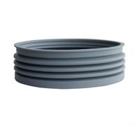 Grey Silicone Coffee Bean for HOPPER Replacement for Breville Coffee Machines, Enhanced Freshness Storage Container with Easy Install, 15.5x15.5x5cm