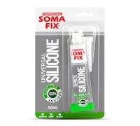 Grey Silicone Sealant - Flexible Silicone Tube for Wood, Parquet, Bathroom, Sink, Windows - Multi-Purpose, Waterproof (Grey, 50ml)