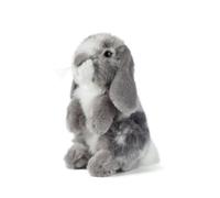 Living Nature Sitting Lop Eared Rabbit Stuffed Animal Plush Toy | Fluffy and Cuddly Rabbit Animal | Soft Toy Gift for Kids | Boys and Girls Stuffed Doll | Naturli Eco-Friendly Plushies | 18 cm