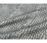 Grey Snake Skin Digital Print Fabric - Python Dragon Animal Design - Home Decor Upholstery Curtains Cushions - 140cm Wide - Sold by the Metre