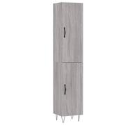 (grey sonoma, 1 door) vidaXL Highboard Sideboard Storage Cabinet Home Side Cabinet Engineered Wood
