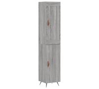 (grey sonoma, 1 door) vidaXL Highboard Sideboard Tall Storage Cabinet Side Cabinet Engineered Wood