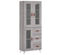Highboard Sideboard Tall Storage Cabinet Side Cabinet Engineered Wood vidaXL