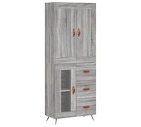 Highboard Sideboard Tall Storage Cabinet Side Cabinet Engineered Wood vidaXL