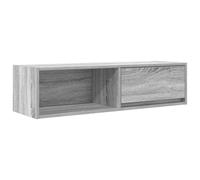 (grey sonoma, 1 pcs/ 100 cm) vidaXL TV Cabinet Sonoma Oak 80x31x25.5 cm Engineered Wood TV bench