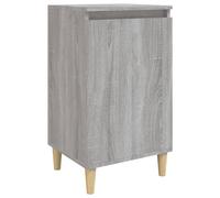 (grey sonoma, 1 pcs) vidaXL 1/2x Bedside Cabinet Engineered Wood End Table Nightstand Multi Colours