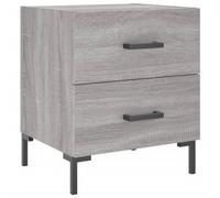 vidaXL Bedside Cabinet Grey Sonoma 40x35x47.5 cm Engineered Wood
