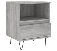 (grey sonoma, 1 pcs) vidaXL Bedside Cabinets Nightstand Side Table Bed Cabinet Engineered Wood
