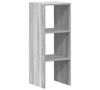 (grey sonoma, 1 pcs) vidaXL Bookcases Stackable Bookshelf Storage Shelf Book Stand Engineered Wood