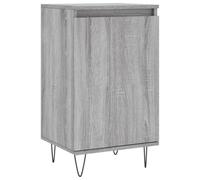 (grey sonoma, 1 pcs) vidaXL Sideboard Storage Side Cabinet Cupboard Smoked Oak Engineered Wood