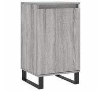 (grey sonoma, 1 pcs) vidaXL Sideboard Storage Side Cabinet Cupboards 2 pcs White Engineered Wood