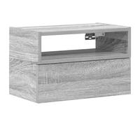 Wall-mounted Bedside Cabinet Floating Cabinet Bedside Table Wall Unit vidaXL