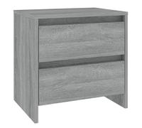 vidaXL Bedside Cabinet Grey Sonoma 45x34.5x44.5 cm Engineered Wood