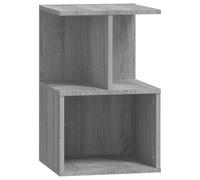 (grey sonoma, 1) vidaXL 1/2x Bedside Cabinet Chipboard Home Telephone Stand Set Multi Colours