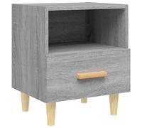 (grey sonoma, 1) vidaXL 1/2x Bedside Cabinet Drawer Cabinet Home Telephone Stand Multi Colours