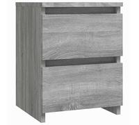 (grey sonoma, 1) vidaXL Bedside Cabinet Nightstand End Table Bed Side Table Engineered Wood