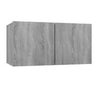Vidaxl Hanging Tv Cabinet Grey Sonoma 60X30X30 Cm Engineered Wood, Grey