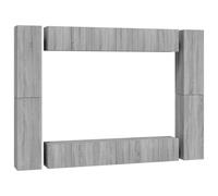 vidaXL 24 Shelf Grey Sonoma TV Cabinet - Size: 30 x 60 x 30cm - Wilko