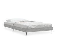 (grey sonoma, 100 x 200 cm) vidaXL Bed Frame Bedroom Platform Bed Frame Bedstead Bed Base Engineered Wood