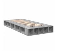 (grey sonoma, 100 x 200 cm) vidaXL Bed Frame Home Bed Base Brown Oak 180x200 cm Super King Engineered Wood