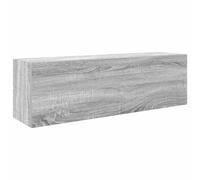(grey sonoma, 100 x 25 x 30 cm) vidaXL Bathroom Wall Cabinet Hanging Wall Storage Cupboard Engineered Wood