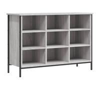 (grey sonoma, 100 x 35 x 70 cm) vidaXL Shoe Cabinet Shoe Rack Shoe Storage Shelf Holder Stand Engineered Wood