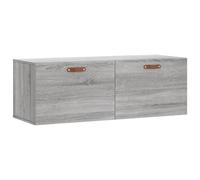 (grey sonoma, 100 x 36.5 x 35 cm) vidaXL Wall Cabinet Storage Cabinet Display Cabinet White Engineered Wood