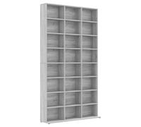 (grey sonoma, 102 x 23 x 177.5 cm) vidaXL CD Cabinet CD Shelf Rack Storage Cabinet Display Shelf Engineered Wood