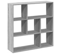 (grey sonoma, 102 x 29 x 103.5 cm) vidaXL Book Cabinet Bookcase Storage Shelf Bookshelf Book Rack Engineered Wood