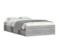 (grey sonoma, 120 x 190 cm) vidaXL Bed Frame Bedroom Mattress Foundation Guest Room Bedstead Bed Base