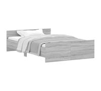 Bed Frame with Headboard and Footboard Mattress Foundation Bed Base vidaXL
