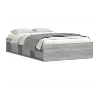 (grey sonoma, 120 x 200 cm) vidaXL Bed Frame Bedroom Mattress Foundation Guest Room Bedstead Bed Base