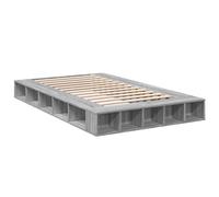 (grey sonoma, 120 x 200 cm) vidaXL Bed Frame Home Bed Base Brown Oak 180x200 cm Super King Engineered Wood