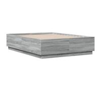 (grey sonoma, 140 x 190 cm) vidaXL Bed Frame Bedroom Bed Base Bedstead Mattress Foundation Engineered Wood